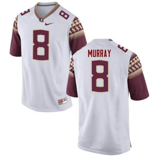 FSU Seminoles Nyqwan Murray #8 Men Stitched Football Jersey - White 4e5lP834